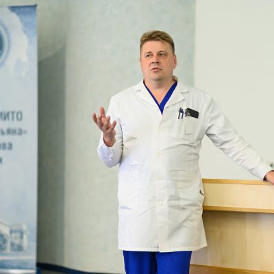 Заведующий отделением анестезиологии-реанимации Александр Агеенко